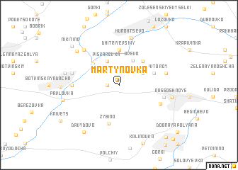 map of Martynovka