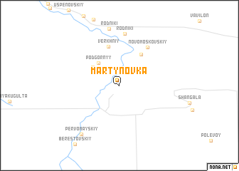 map of Martynovka