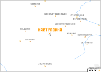 map of Martynovka