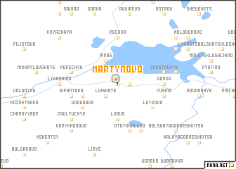 map of Martynovo