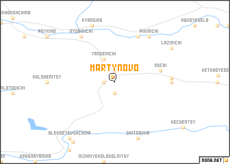 map of Martynovo