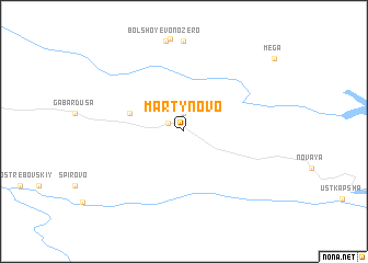 map of Martynovo