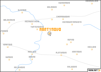 map of Martynovo