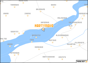 map of Martynovo