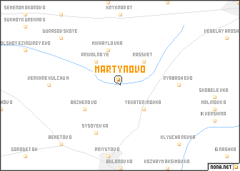 map of Martynovo