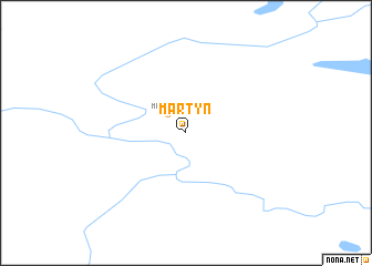 map of Martyn