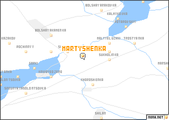 map of Martyshenka