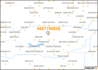 map of Martyshevo