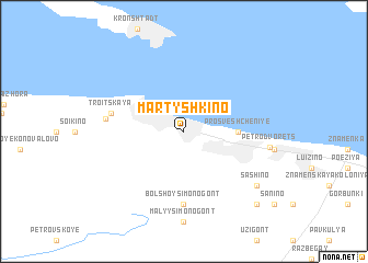 map of Martyshkino