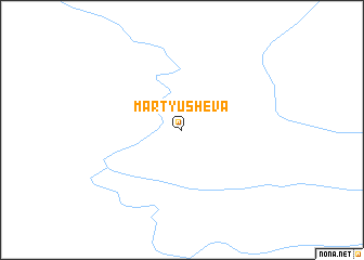 map of Martyusheva