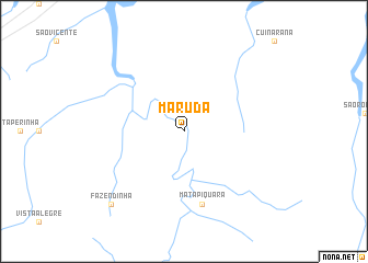 map of Marudá