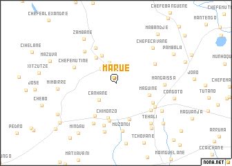 map of Marué