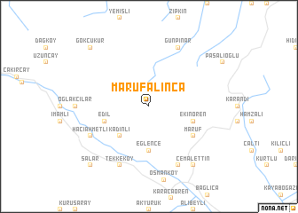 map of Marufalınca