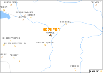 map of Ma‘rūfān