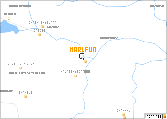 map of Marūfūn