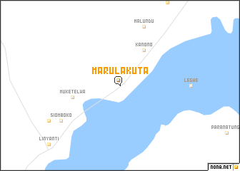 map of Marulakuta