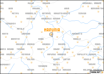 map of Marunia