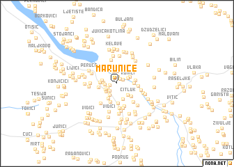 map of Marunice