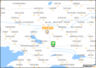 map of Mårup