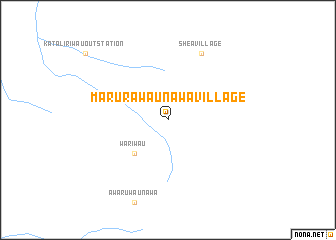 map of Marurawaunawa Village