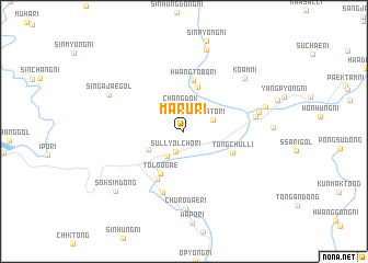 map of Maru-ri