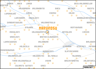 map of Măru Roşu