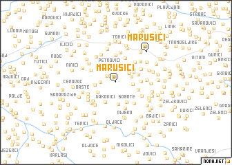 map of Marušići