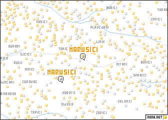 map of Marušići