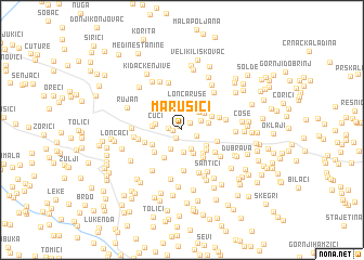 map of Marušići