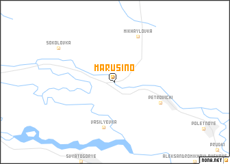 map of Marusino