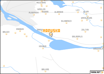 map of (( Maruška ))