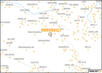 map of Maruškići