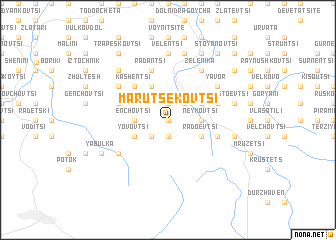 map of Marutsekovtsi