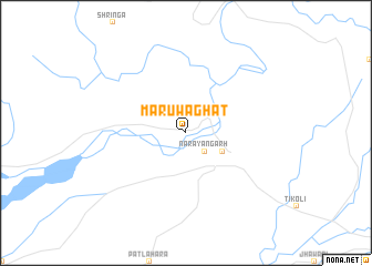 map of Maruwā Ghāt
