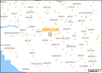 map of Maružini