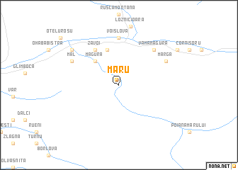 map of Măru