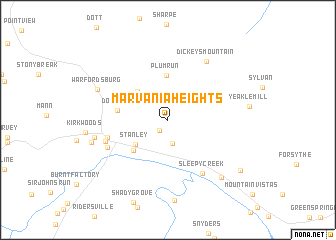 map of Marvania Heights