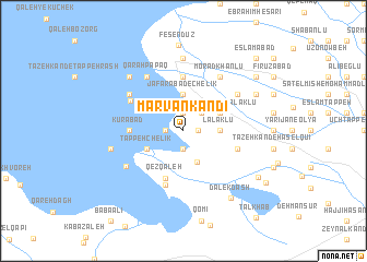 map of Marvān Kandī