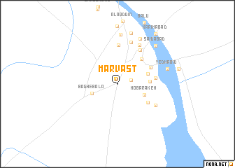 map of Marvast