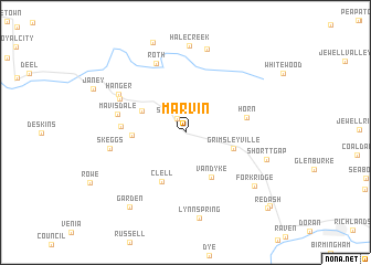 map of Marvin