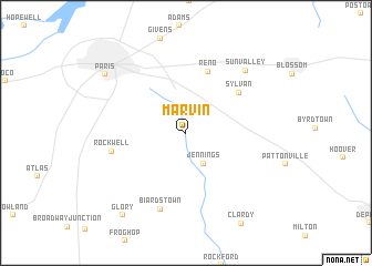 map of Marvin