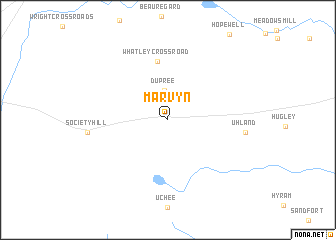 map of Marvyn