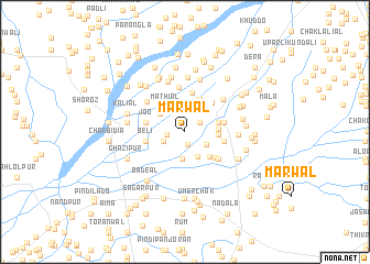 map of Marwāl