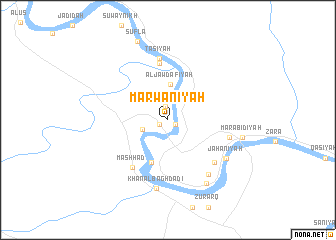 map of Marwānīyah