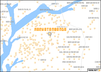 map of Marwatan Bānda