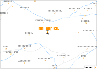 map of Marwerai Kili