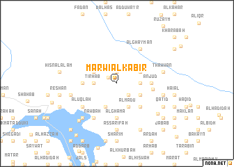 map of Marwī al Kabīr
