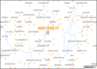 map of Maryamayn