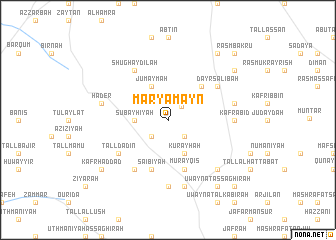 map of Maryamayn