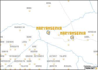 map of Maryam Serkʼa